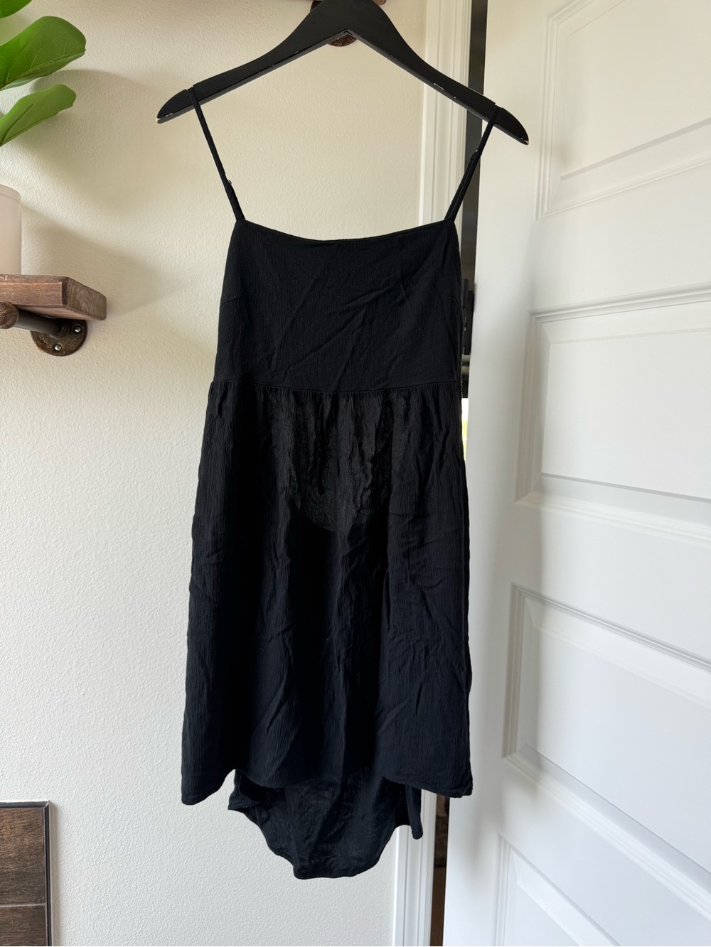 Wild Fable Black Knit Tank dress with Adjustable Straps